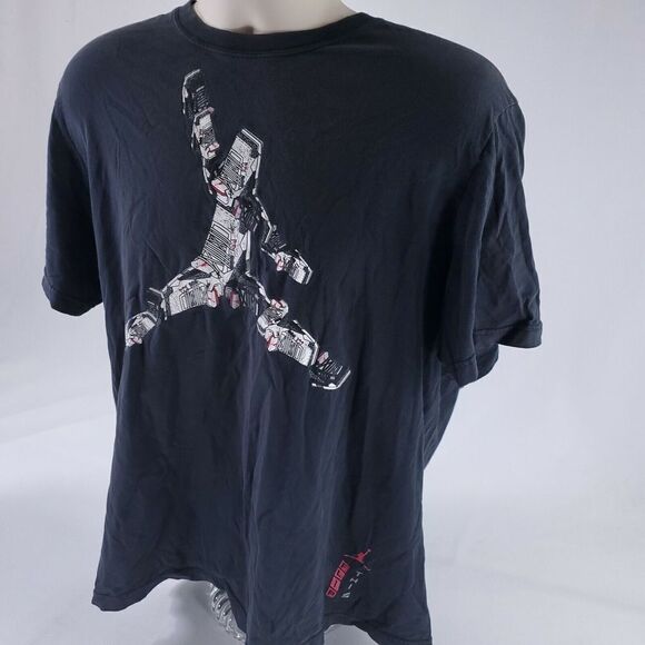 Nike Air Jordan Mens XL Flip This T Shirt Early 2000s Black Short Sleeve - Picture 3 of 8
